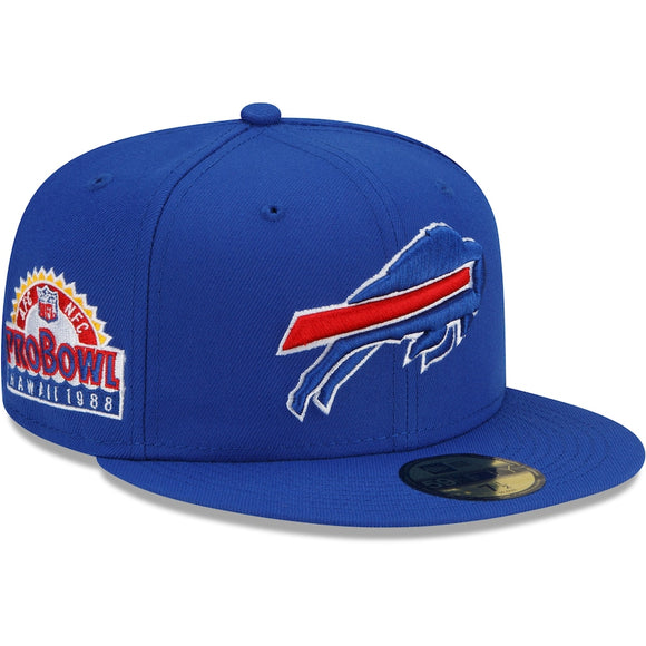 Men's New Era Royal Buffalo Bills Patch Up 1988 Pro Bowl 59FIFTY Fitted Hat