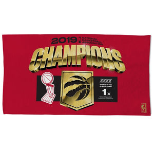 WinCraft Toronto Raptors 2019 NBA Finals Champions – Locker Room Two-Sided 22'' x 42'' Towel - Bleacher Bum Collectibles, Toronto Blue Jays, NHL , MLB, Toronto Maple Leafs, Hat, Cap, Jersey, Hoodie, T Shirt, NFL, NBA, Toronto Raptors