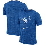 Men's Toronto Blue Jays MLB Baseball Nike Royal Velocity Performance T-Shirt - Bleacher Bum Collectibles, Toronto Blue Jays, NHL , MLB, Toronto Maple Leafs, Hat, Cap, Jersey, Hoodie, T Shirt, NFL, NBA, Toronto Raptors
