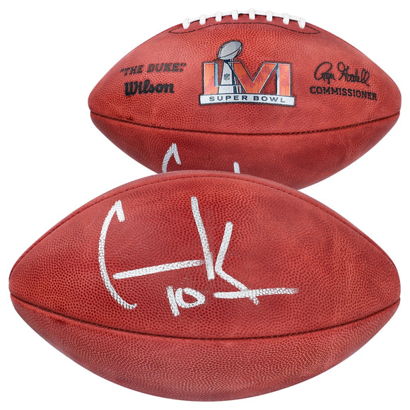 Fanatics Authentic Cooper Kupp Los Angeles Rams Super Bowl LVI Autographed Wilson Pro Football With 