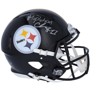 Chase Claypool Pittsburgh Steelers Autographed Riddell Speed Authentic Helmet with "Mapletron" Inscription
