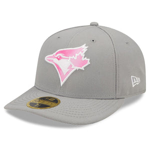 Men's Toronto Blue Jays New Era Gray 2022 Mother's Day On-Field Low Profile 59FIFTY Fitted Hat
