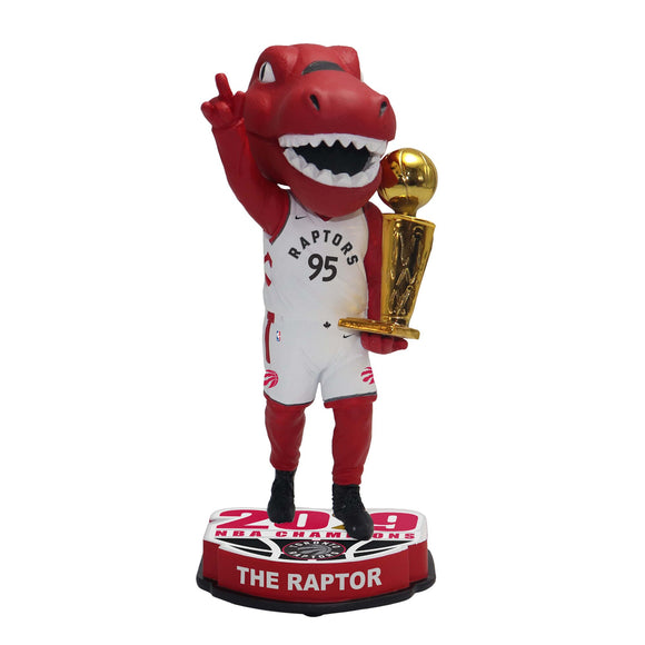 Red Toronto Raptors 2019 NBA Finals Champions - 8'' Mascot Bobblehead - Bleacher Bum Collectibles, Toronto Blue Jays, NHL , MLB, Toronto Maple Leafs, Hat, Cap, Jersey, Hoodie, T Shirt, NFL, NBA, Toronto Raptors