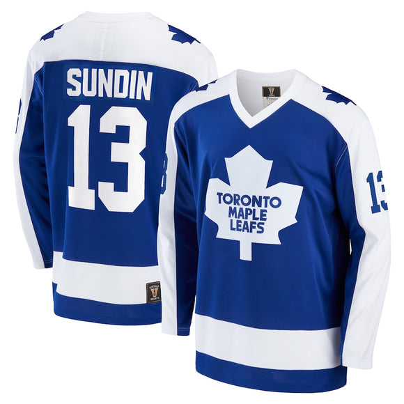Men's Toronto Maple Leafs Mats Sundin Fanatics Branded Blue Premier Breakaway Retired Player - Jersey