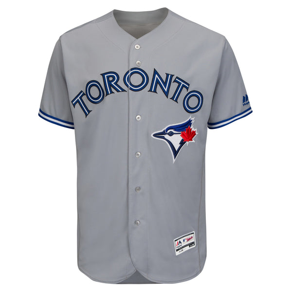 Toronto Blue Jays White Home Authentic Flex Base Jersey by Majestic