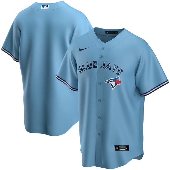 Men's Toronto Blue Jays Nike Light Blue Alternate Replica Custom Jersey