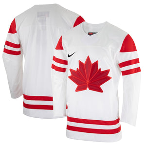 Men's Nike White Hockey Team Canada IIHF 2022 Replica Olympics Jersey