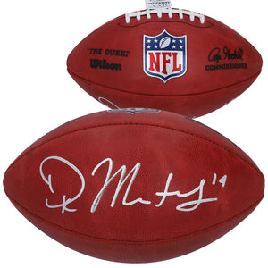 DK Metcalf Seattle Seahawks Autographed Duke Game NFL Football