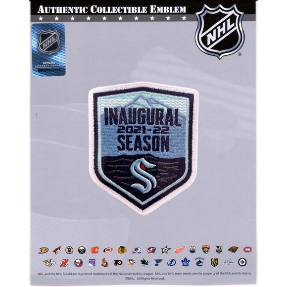 Seattle Kraken 2021-22 Inaugural Season National Emblem Hockey Jersey Patch
