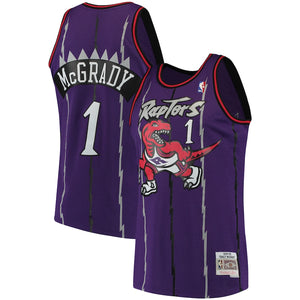 Youth Toronto Raptors Tracy McGradyMitchell & Ness Purple 1998/99 Hardwood Classics Swingman Throwback Jersey