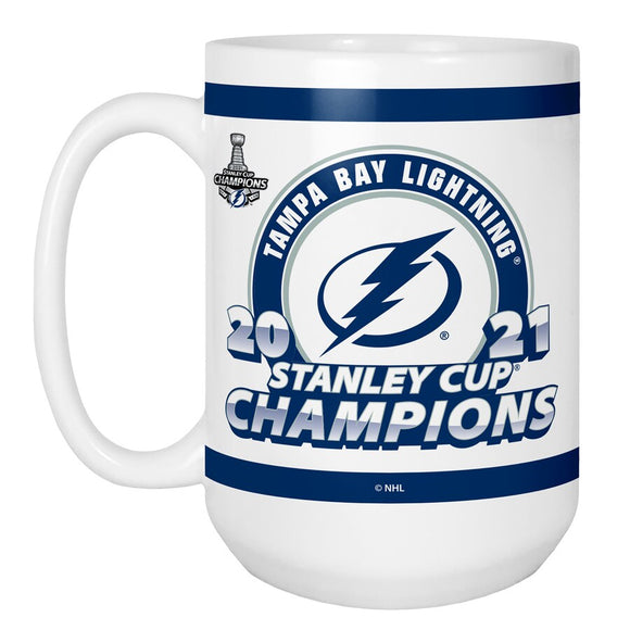 Tampa Bay Lightning The Sports Vault 2021 Stanley Cup Champions - 15oz. Coffee Mug