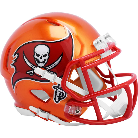NFL Football Riddell Tampa Bay Buccaneers Alternate Flash Mini Revolution Speed Replica Helmet