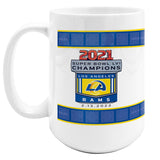 The Sports Vault Los Angeles Rams Super Bowl LVI Champions - 15oz. Sublimated Ceramic Mug