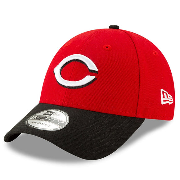 Cincinnati Reds Road New Era Men's League 9Forty MLB Baseball Adjustable Hat - Red