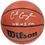 Cade Cunningham Detroit Pistons Autographed Wilson Replica Basketball with "#1 Draft Pick" Inscription