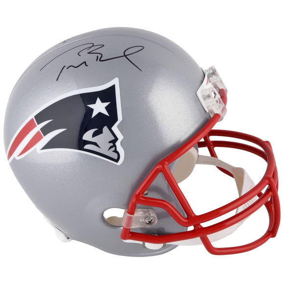 Tom Brady New England Patriots Autographed Riddell Replica NFL Football Helmet
