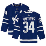 Auston Matthews Blue Toronto Maple Leafs Autographed adidas Authentic Jersey with "21/22 Rocket Richard" Inscription
