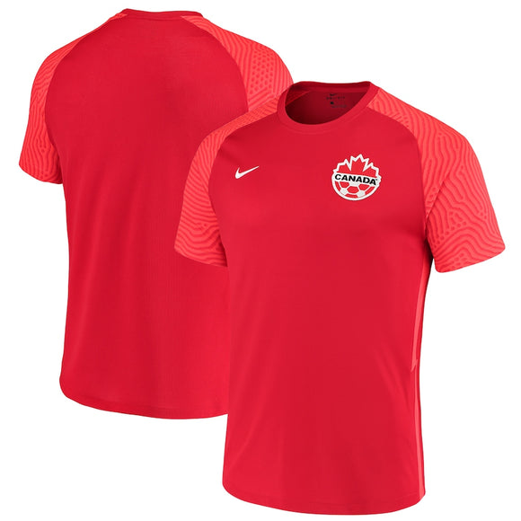 Team Canada Soccer Nike 2021/22 Red Home Blank Player Replica Jersey