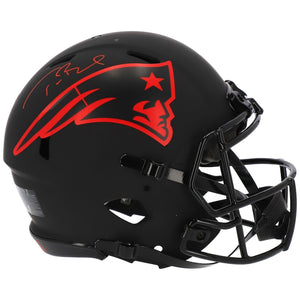 Tom Brady New England Patriots Autographed Riddell Eclipse Alternate Speed Authentic Helmet