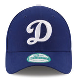 Los Angeles Dodgers New Era Script D Logo The League 9FORTY Adjustable Hat - Royal
