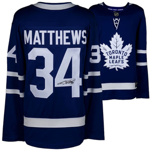 Auston Matthews Toronto Maple Leafs Fanatics Authentic Autographed Blue Fanatics Breakaway Jersey