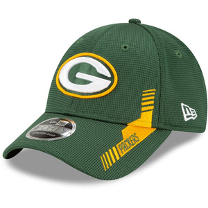 Green Bay Packers New Era 2021 NFL Sideline Home - 9FORTY Snapback Adjustable Hat - Green