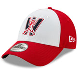Washington Nationals Alt 4 New Era Men's League 9Forty MLB Baseball Adjustable Hat - Red/White