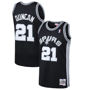 Men's San Antonio Spurs Tim Duncan Mitchell & Ness Black 1998-99 Hardwood Classics Swingman Jersey - Bleacher Bum Collectibles, Toronto Blue Jays, NHL , MLB, Toronto Maple Leafs, Hat, Cap, Jersey, Hoodie, T Shirt, NFL, NBA, Toronto Raptors