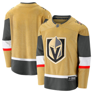 Men's Vegas Golden Knights Fanatics Branded Gold 2020/21 Alternate - Premier Breakaway Jersey