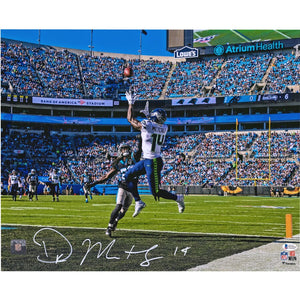 DK Metcalf Seattle Seahawks Autographed 16" x 20" End Zone Photograph