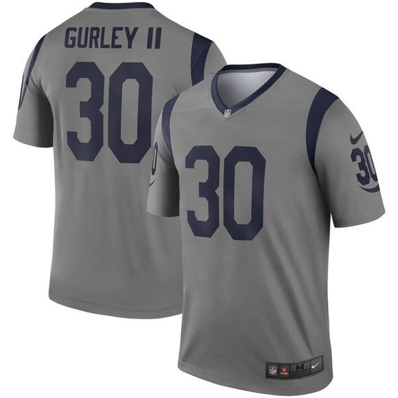 Men's Nike Todd Gurley II Gray Los Angeles Rams Inverted Legend - Jersey - Bleacher Bum Collectibles, Toronto Blue Jays, NHL , MLB, Toronto Maple Leafs, Hat, Cap, Jersey, Hoodie, T Shirt, NFL, NBA, Toronto Raptors