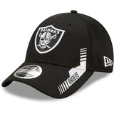 Men's New Era Black Las Vegas Raiders 2021 NFL Sideline Home - 9FORTY Snapback Adjustable Hat