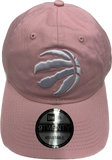 Men's New Era NBA Basketball Toronto Raptors White on Pink - 9TWENTY Adjustable Hat