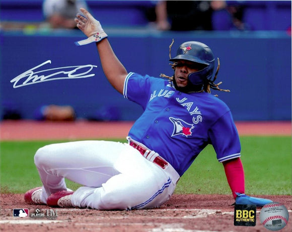 Vladimir Guerrero Jr. Signed Toronto Blue Jays 8x10 Photo Picture MLB Baseball with COA and Holofoil