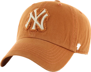 Men’s MLB New York Yankees ’47 Brand Chasm Burnt Clean Up – Adjustable Hat