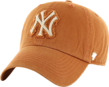 Men’s MLB New York Yankees ’47 Brand Chasm Burnt Clean Up – Adjustable Hat