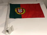 Team Portugal International Euro 2020 Soccer 11.5" x 15" Double Sided Sided Car Truck Window Flag