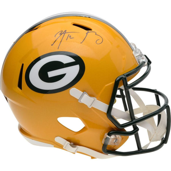 Aaron Rodgers Green Bay Packers Autographed Riddell Speed Replica Helmet