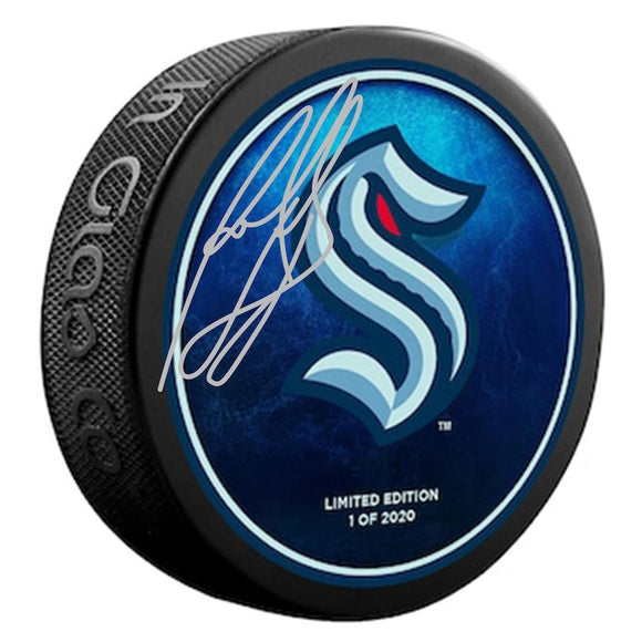 Ron Francis Seattle Kraken Autographed Fanatics Exclusive Hockey Puck - Limited Edition of 2020