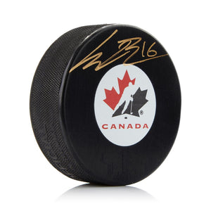 Connor Bedard Team Canada Signed World Juniors Autographed Model Hockey Puck -  Signed In Gold