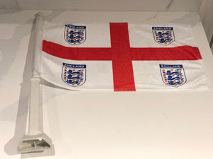 Team England International Euro 2020 Soccer 11.5" x 15" Single Sided Car Truck Window Flag