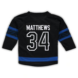 Toddler Auston Matthews Toronto Maple Leafs Black Alternate Replica Team NHL Hockey Jersey