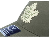 Men's Toronto Maple Leafs Fanatics Branded Modern Utility Olive Snapback Adjustable Hat