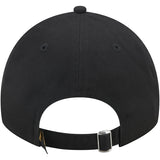 Men's New Era Black Toronto Raptors 2022/23 Alt City Edition Official 9TWENTY Adjustable Hat