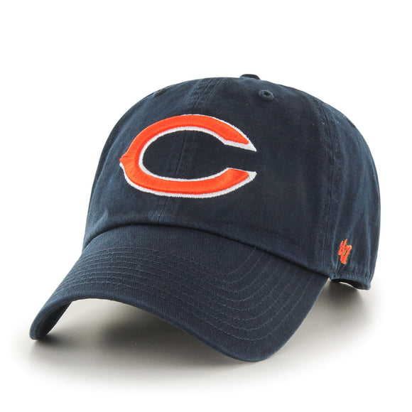Men's Chicago Bears '47 Clean Up Navy Hat Cap NFL Football Adjustable Strap