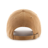 Men's New York Yankees Dune Black Logo Clean up Adjustable Hat Cap One Size Fits Most
