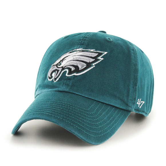 Men's Philadelphia Eagles '47 Clean Up Green Hat Cap NFL Football Adjustable Strap