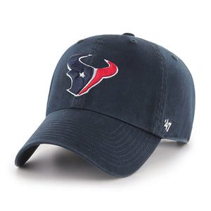 Men's Houston Texans '47 Clean Up Navy Hat Cap NFL Football Adjustable Strap