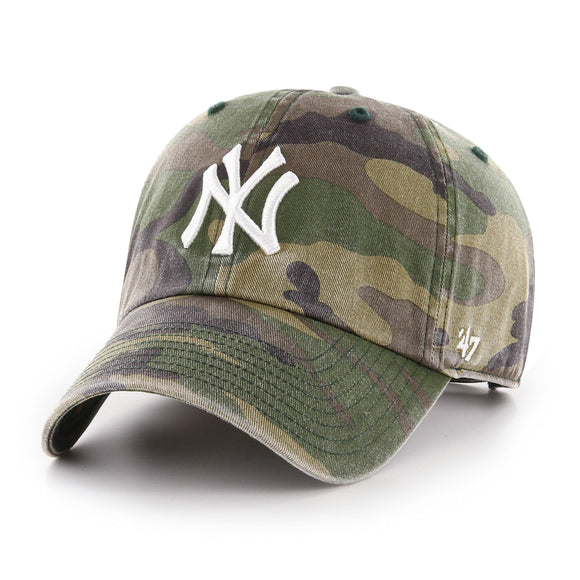 New York Yankees Adjustable Strap '47 Camo Camouflage Clean Up Cap Hat
