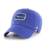 Men's Vancouver Canucks ALT Colour 47 Brand Clean Up Adjustable Buckle Cap Hat